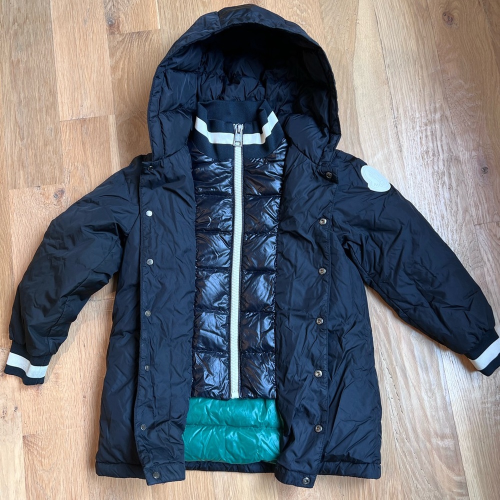 Moncler Kids Black Puffer Coat